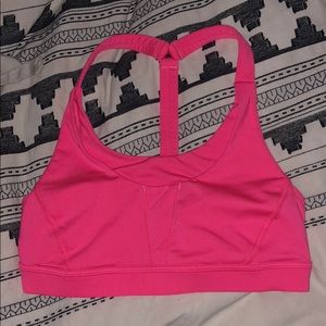 Lululemon pink sports bra